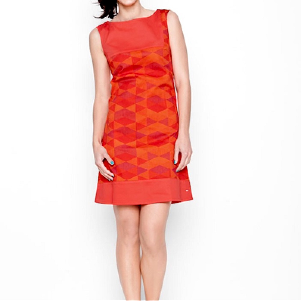 SKFK Skunkfunk ethical fair trade orange red dress